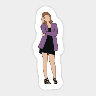 ally mcbeal Sticker